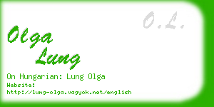 olga lung business card